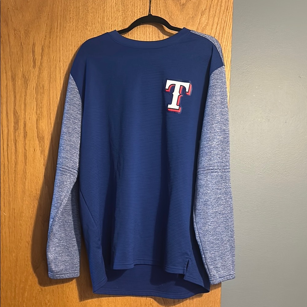 Texas Rangers Therma Base Authentic Pullover